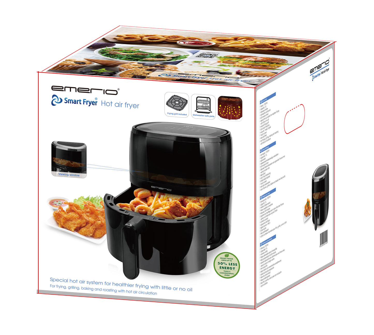 EMERIO Varmluftsfritös – produktbild 4