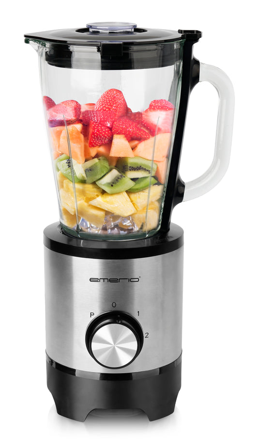 EMERIO Mixer 1,5l – Stilren kraft med iskrossfunktion