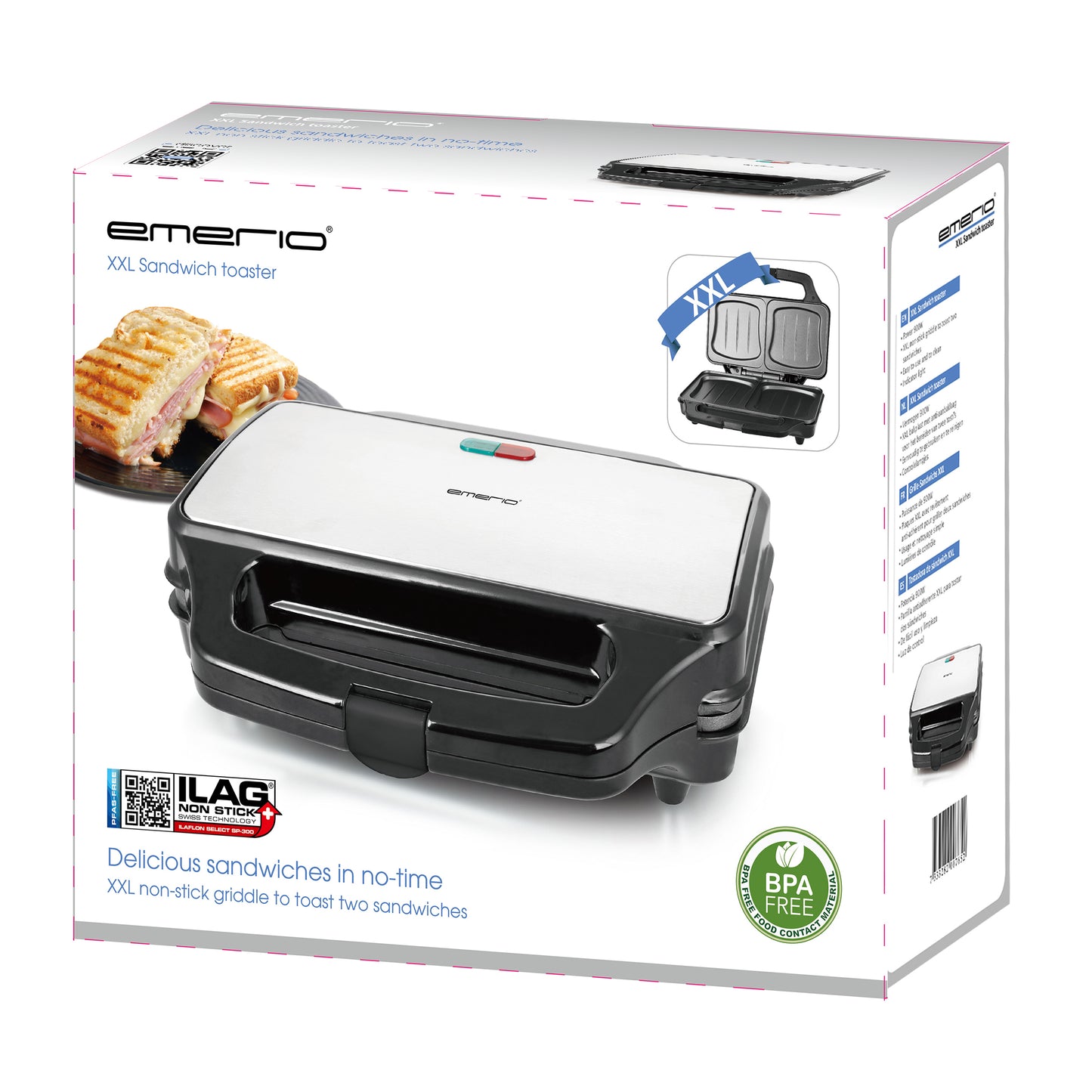 Emerio Sandwichmaker ST-109562.17 – produktbild 5