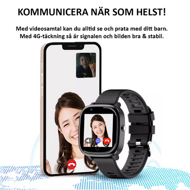 Smartwatch med 4g och sosknapp perfekt för barn