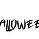 Banner för halloween blogg med 2st ledmasker thepurge
