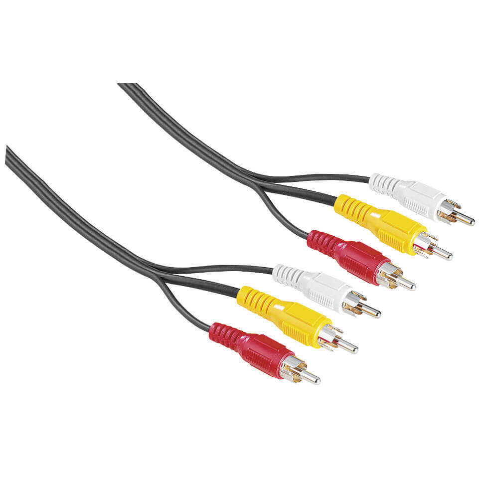 HAMA EXXTER Kabel 3xRCA-3xRCA