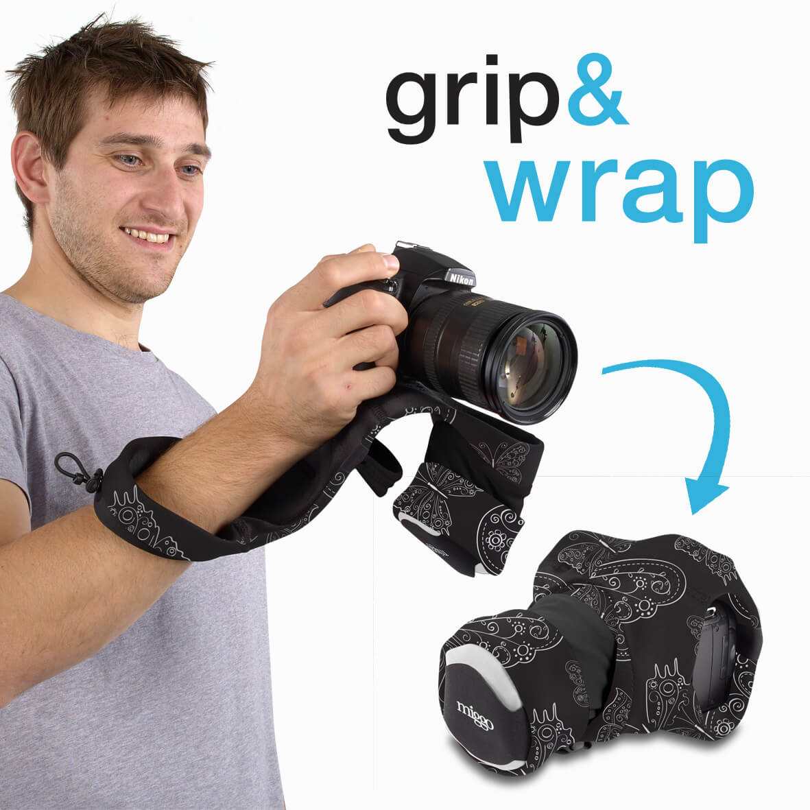 mymiggo-miggo-kamerafodral-grepp 70 DSLR Royal Wings