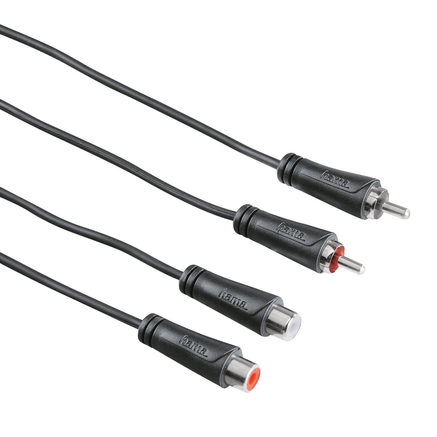 hama-hama-kabel-audio-2xrca-2xrca Förlängning Svart 1.5m