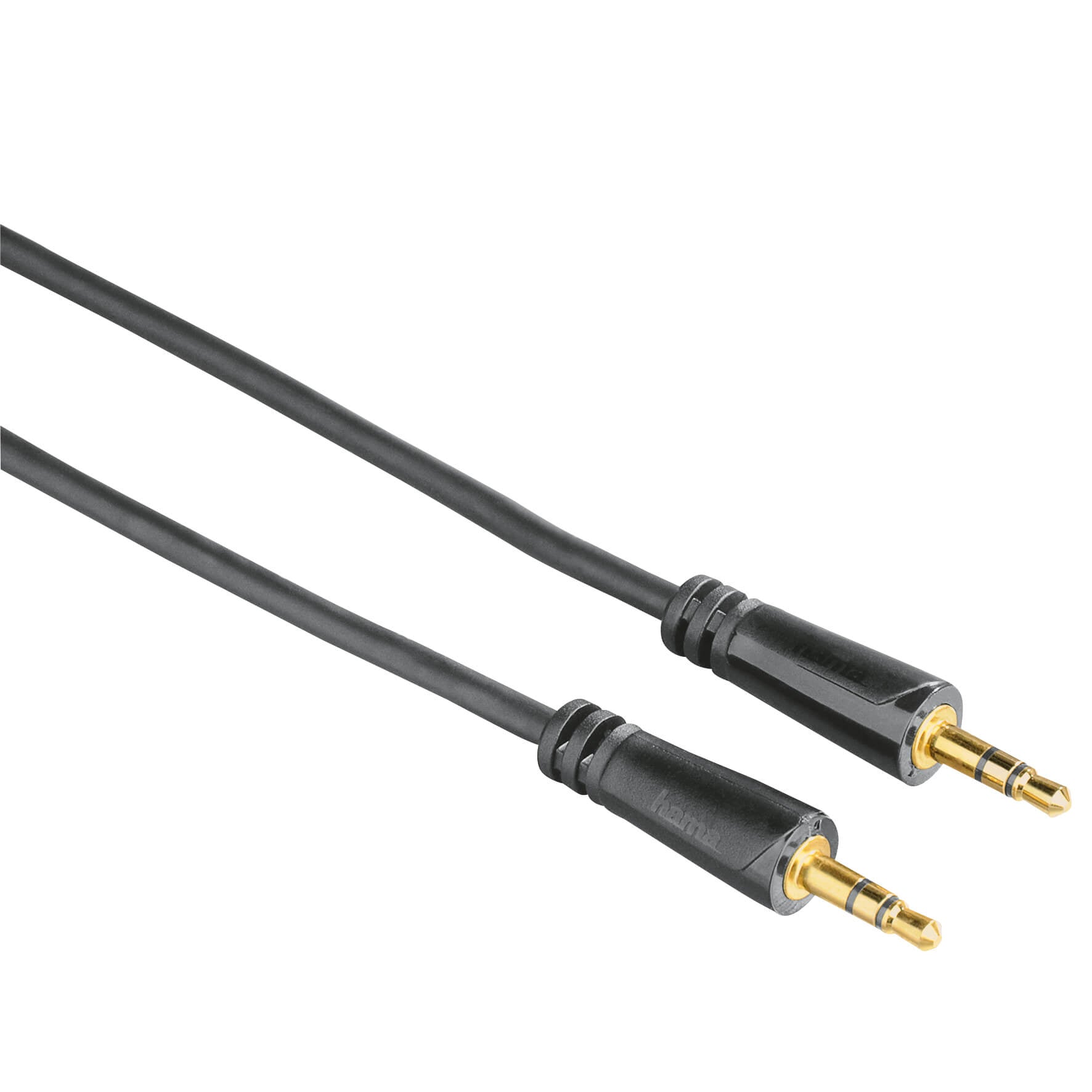 hama-hama-kabel-audio-3-5mm-3-5mm Guld Svart 1.5m