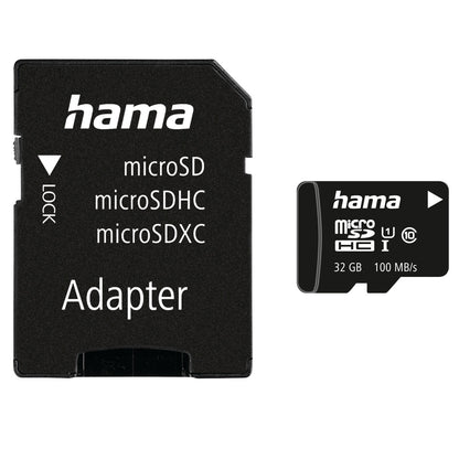hama-hama-memory-card-micro-sdhc 32GB Class 10 UI V10 100MB/s