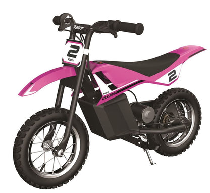 Razor Dirt Rocket MX125 – eldriven cross för barn 5+ år Rosa