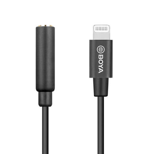 boya-boya-mikrofonadapter-lightning-3-5mm BY-K3 Hane - Hona TRRS