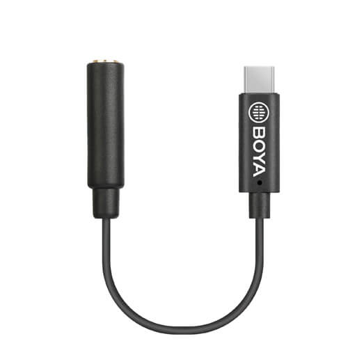 BOYA Mikrofondapter USB-C - 3.5mm