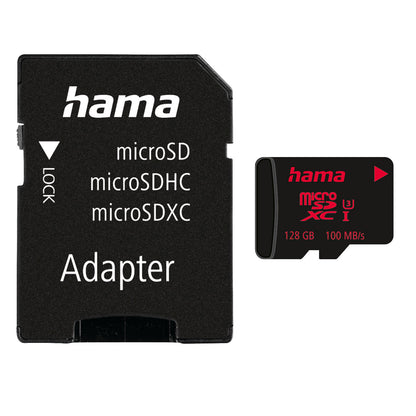 hama-hama-memory-card-micro-sdxc 128GB U3 UI V30 100MB/s