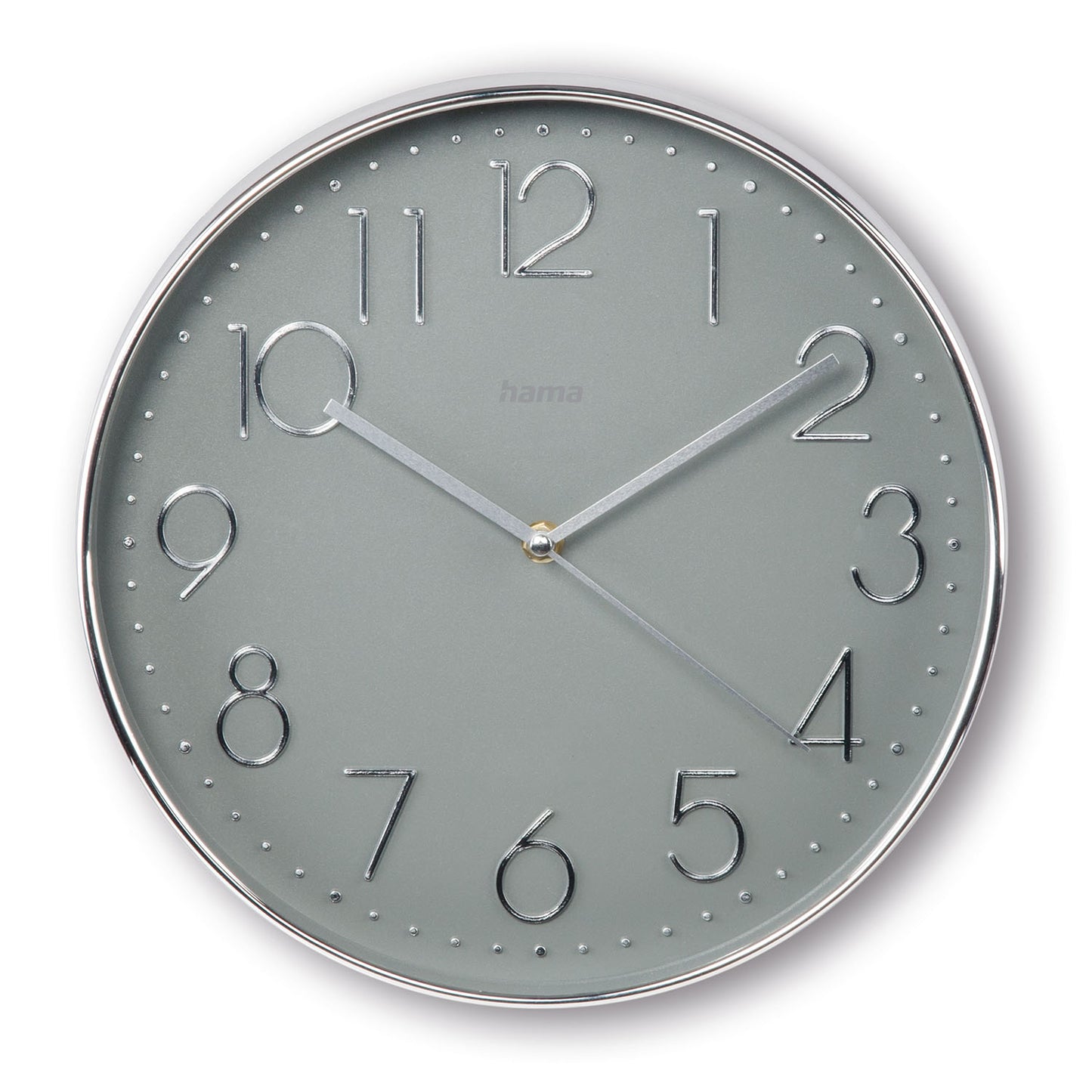 hama-hama-corsica-wall-clock 30 cm Silver