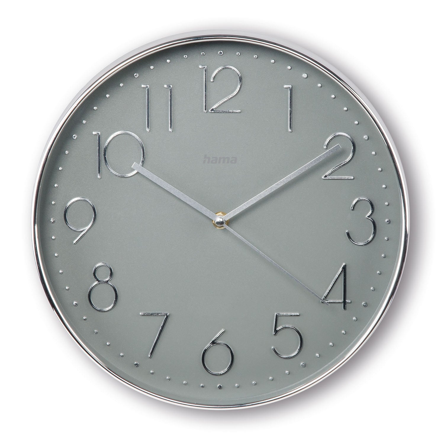 hama-hama-corsica-wall-clock 30 cm Silver