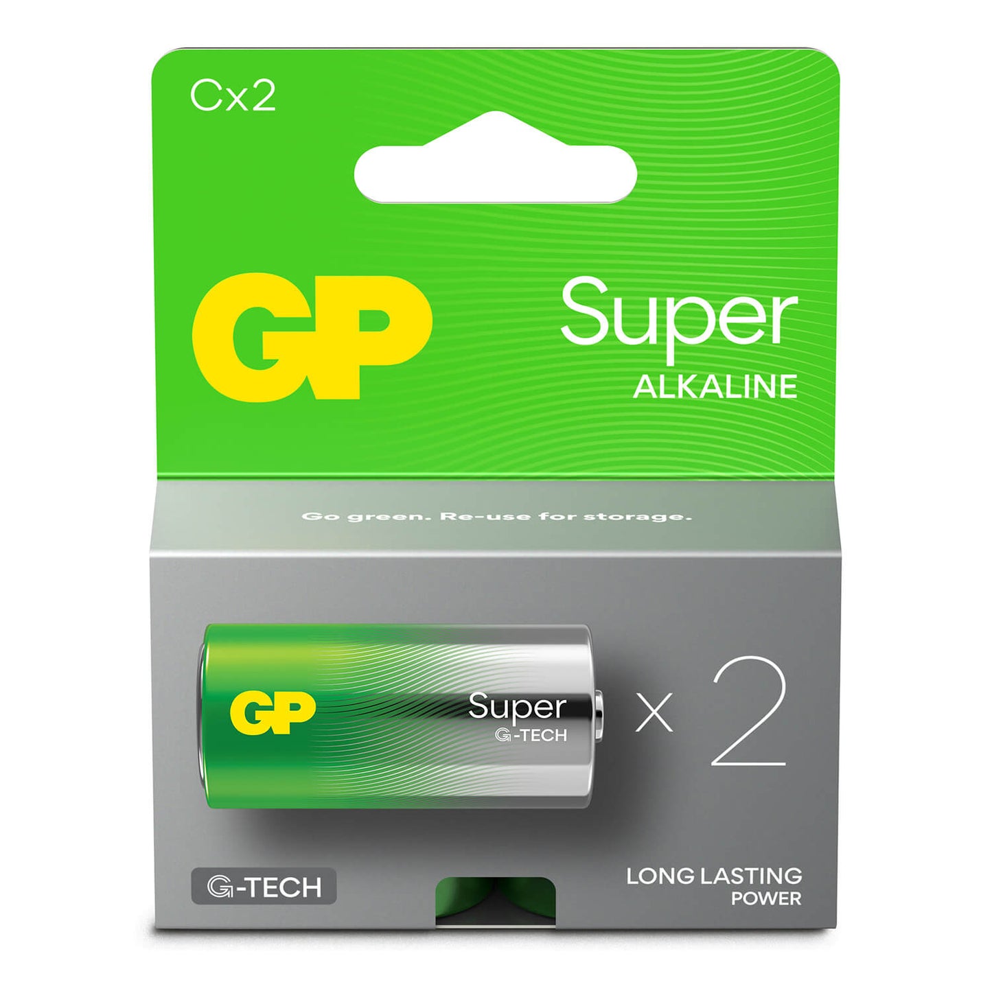 gp-gp-super-alkaline-battery C LR14 2-pack