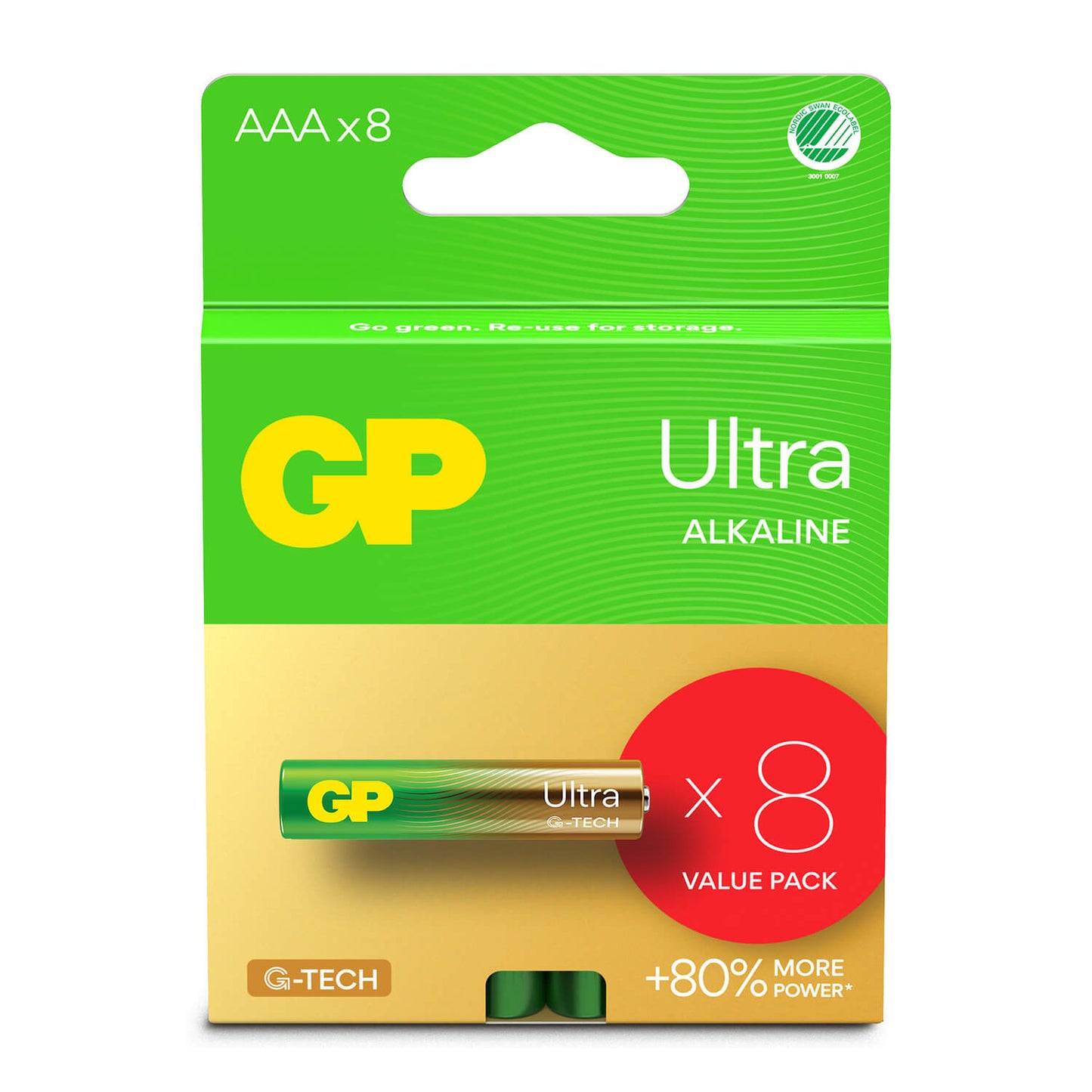 gp-gp-ultra-alkaline-battery AAA LR03 8-pack