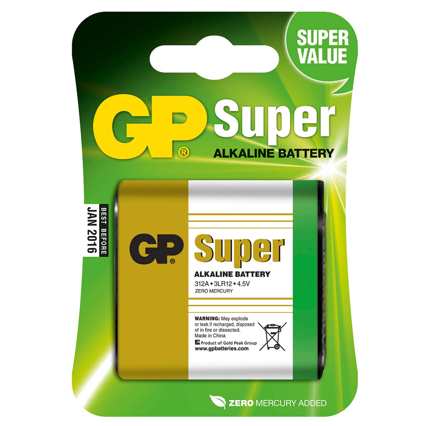 gp-gp-alkaline-battery 3LR12/312A (4,5V) 1-pack