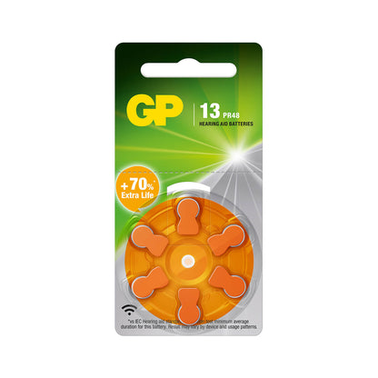 gp-gp-hearing-aid-battery ZA13/PR48 6-pack