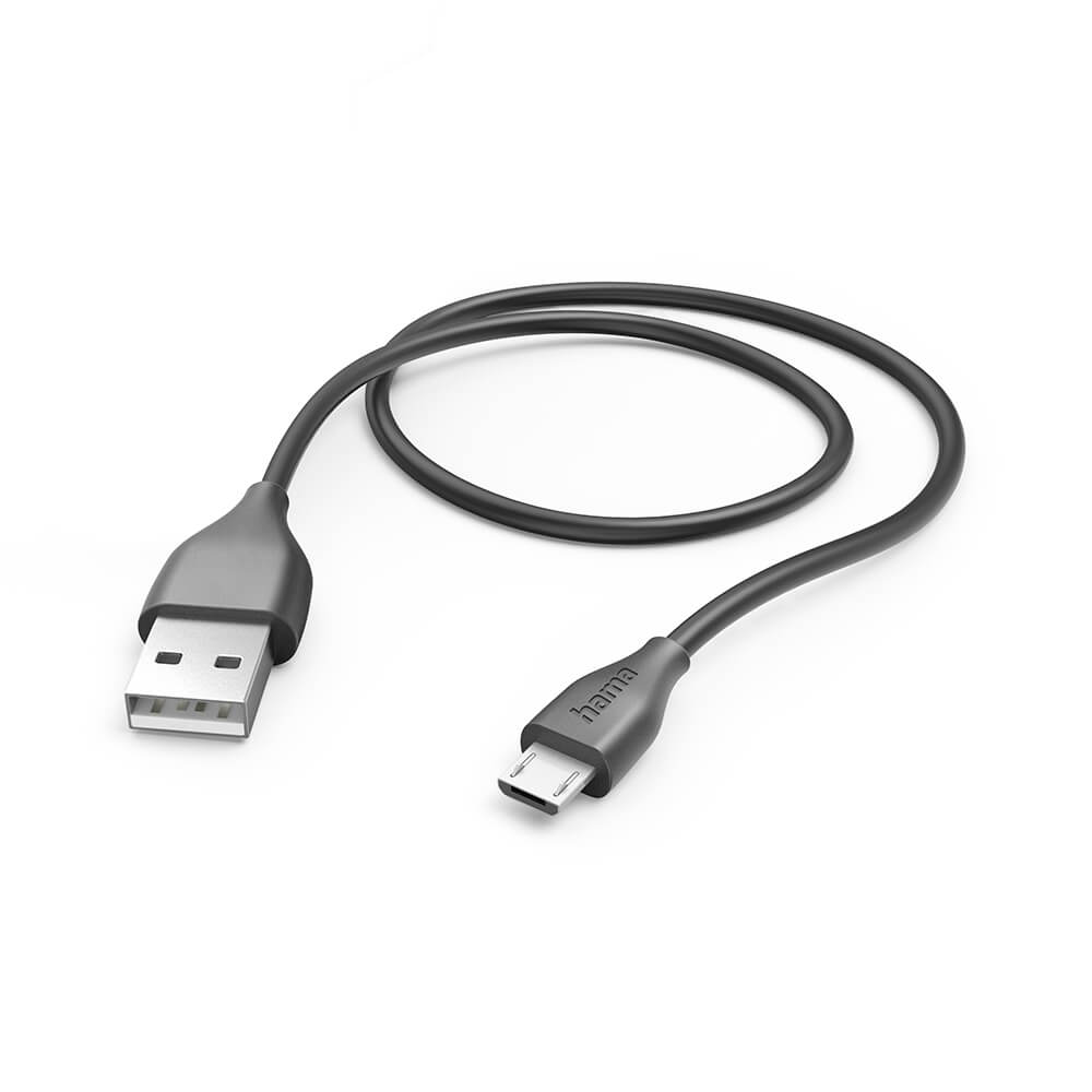 hama-hama-charging-cable USB-A to Micro-USB Black 1.5m