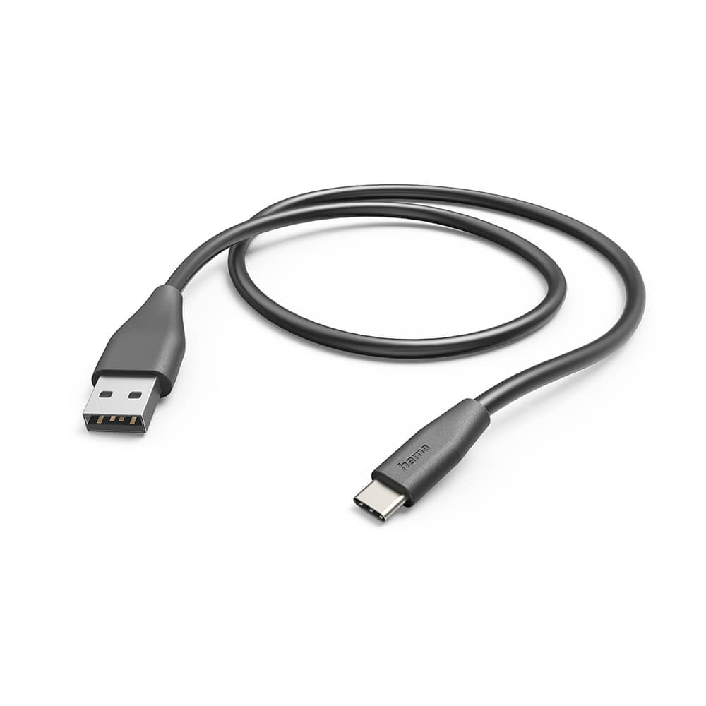 hama-hama-charging-cable-usb-a-to USB-C Black 1.5m