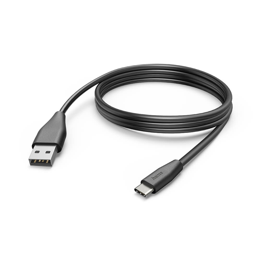 hama-hama-charging-cable-usb-a-to USB-C Black 3.0m