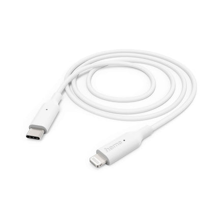 hama-hama-charging-cable-usb-c-to Lightning 1.0m White
