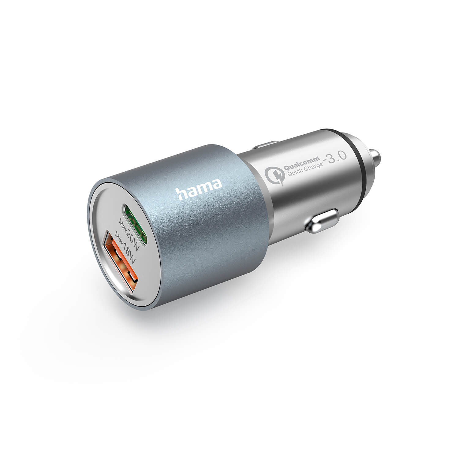 HAMA Car Charger USB-C USB-A