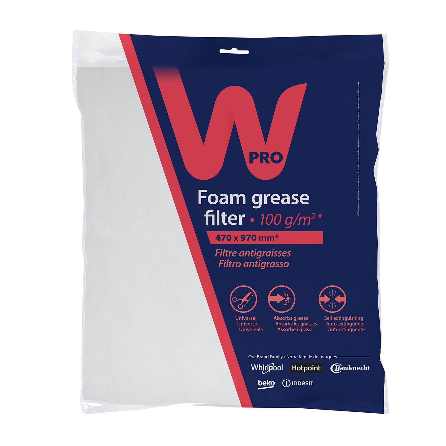 wpro-wpro-kolfilter-for-koksflakt Universal UGF018
