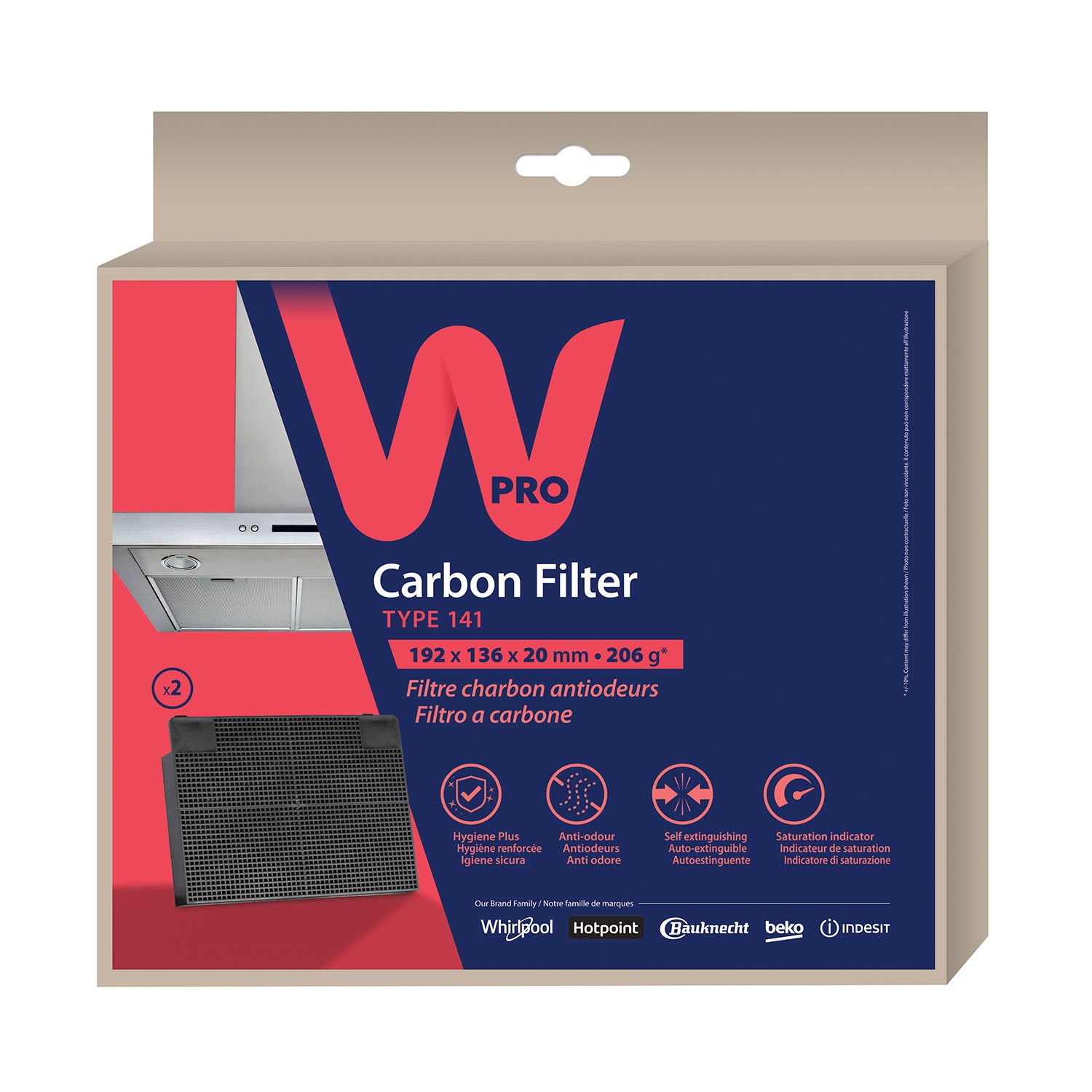 wpro-wpro-kolfilter-for-koksflakt CHF141/1