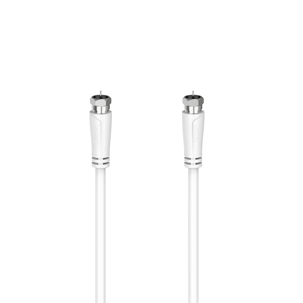 hama-hama-antenna-cable-sat-90db F-F White 3.0m