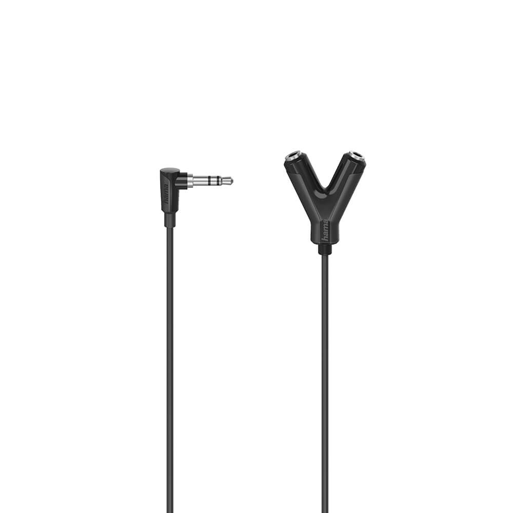 hama-hama-adapter-audio 3.5 Plug to 2x 3.5 Socket