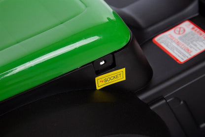 Azeno Eltraktor för barn med släp 6V batteridriven traktor