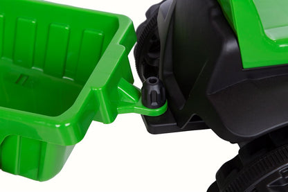 Azeno Eltraktor för barn med släp 6V batteridriven traktor