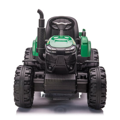 Azeno Farmer Powermax eltraktor 24V med släp – gummihjul, 2x200W motorer & fjärrkontroll