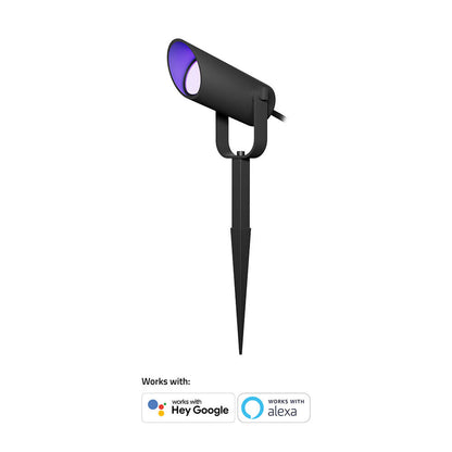 hombli-hombli-outdoor-smart-spot Light 1-pack RGB CCT Black