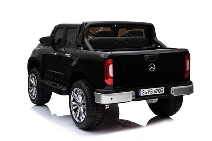 Mercedes X-Class elbil för barn 4x4 – 2-sits, gummihjul & fjärrkontroll