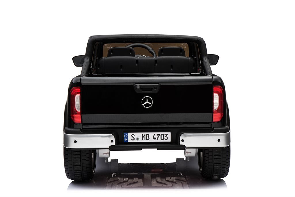 Mercedes X-Class elbil för barn 4x4 – 2-sits, gummihjul & fjärrkontroll