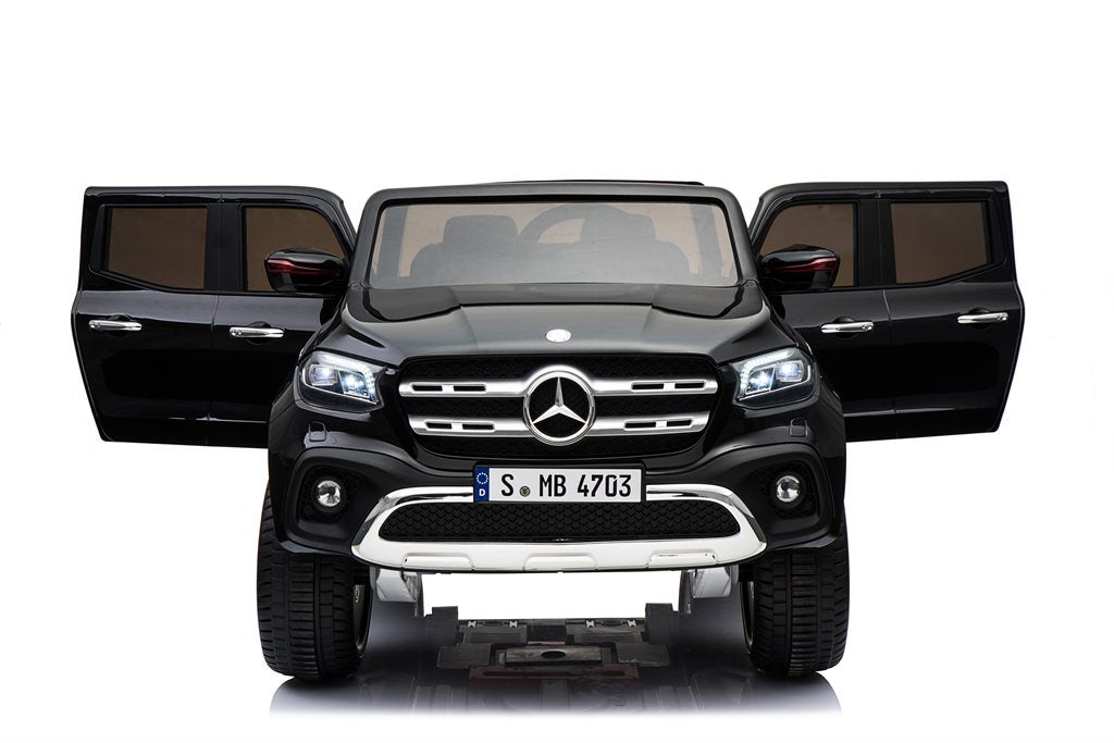 Mercedes X-Class elbil för barn 4x4 – 2-sits, gummihjul & fjärrkontroll