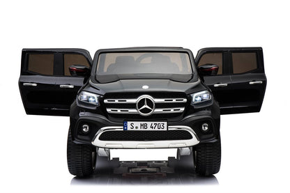 Mercedes X-Class elbil för barn 4x4 – 2-sits, gummihjul & fjärrkontroll