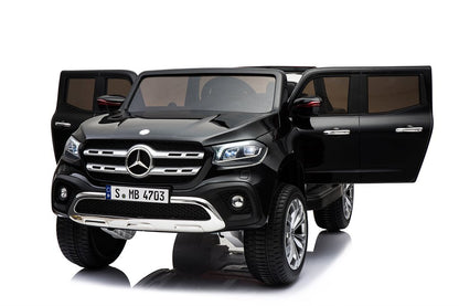 Mercedes X-Class elbil för barn 4x4 – 2-sits, gummihjul & fjärrkontroll
