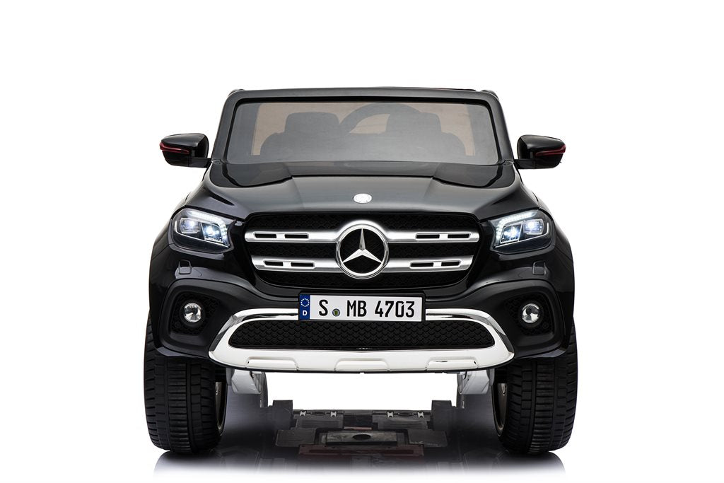 Mercedes X-Class elbil för barn 4x4 – 2-sits, gummihjul & fjärrkontroll