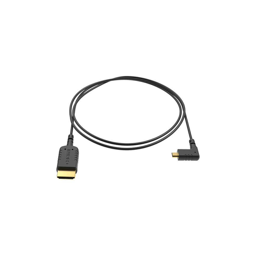 8sinn-8sinn-kabel-micro-hdmi-hdmi Vinklad Extra Tunn 40cm