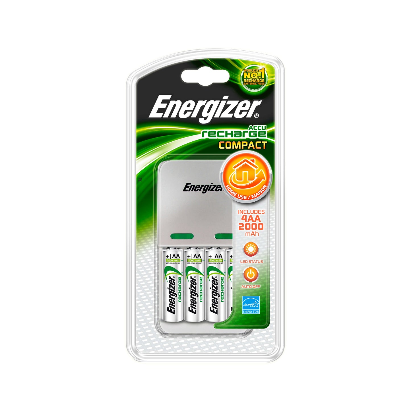 ENERGIZER ENERGIZER Laddare Compact 2000