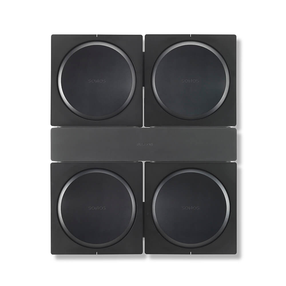 flexson-flexson-wall-mount-for Sonos AMP 4x Black