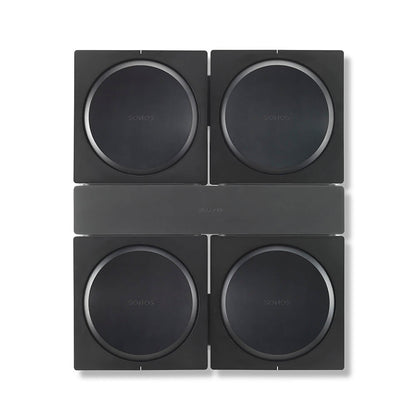 flexson-flexson-wall-mount-for Sonos AMP 4x Black