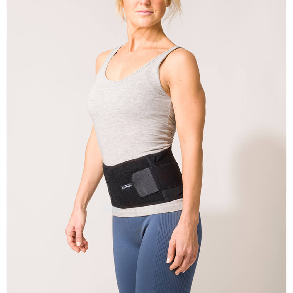 swedish-posture-swedish-posture-stabilize L, Lower Back Belt, Black