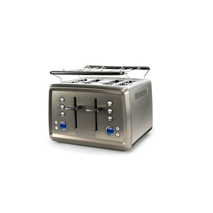black-decker-black-decker-toaster 4-Slice Brushed