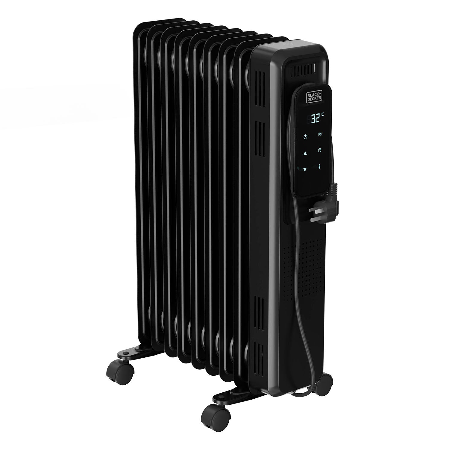 black-decker-black-decker-oil-heater Digital 2000W Black