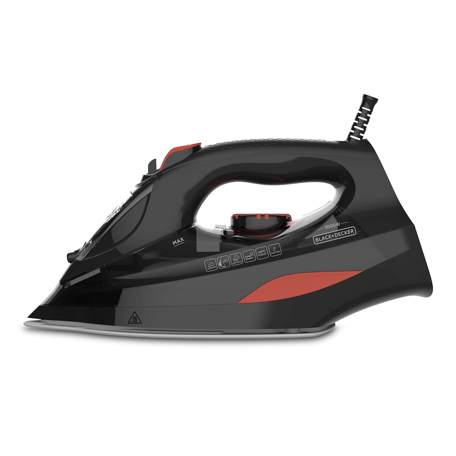 black-decker-black-decker-steam-iron 3000W Black