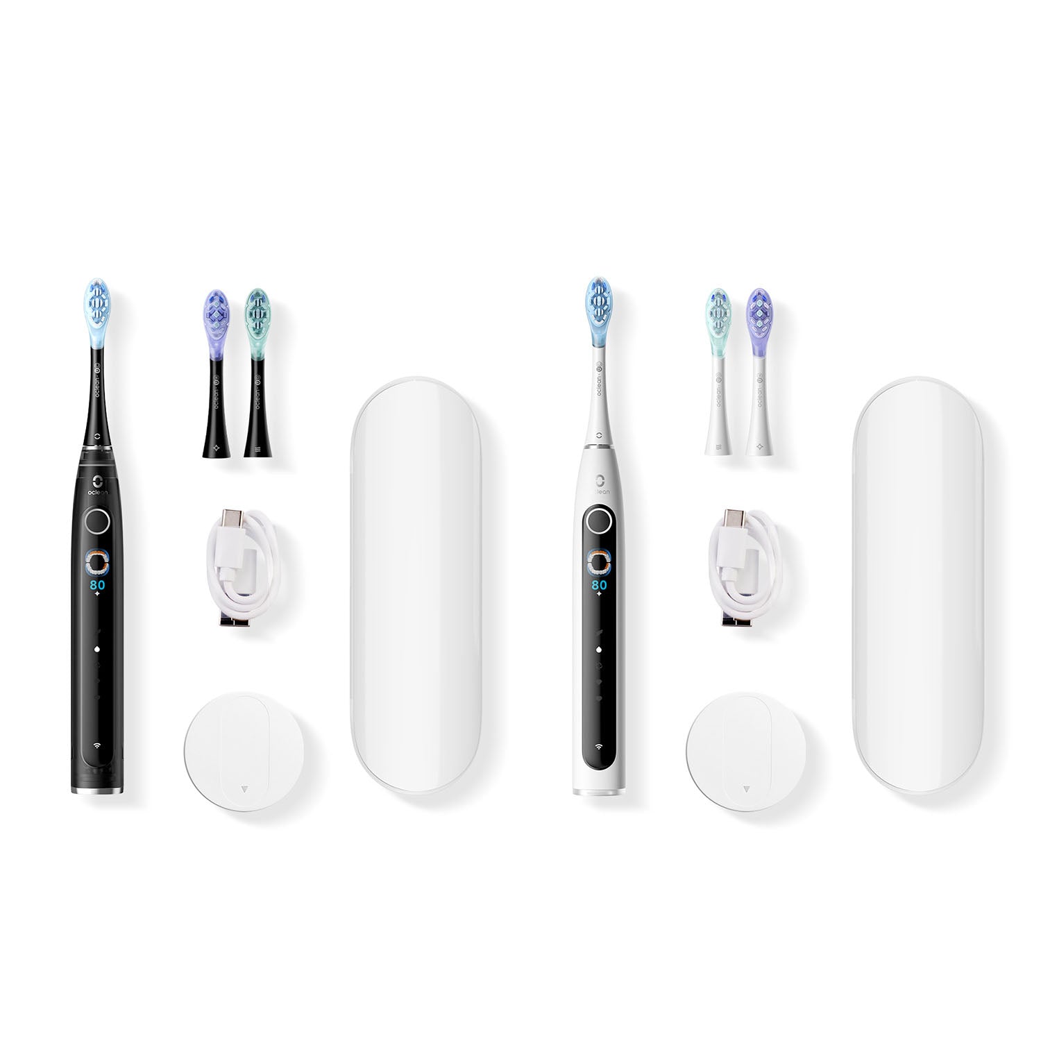 oclean-oclean-electric-toothbrush X Pro 20 Set Duo Set White+Black