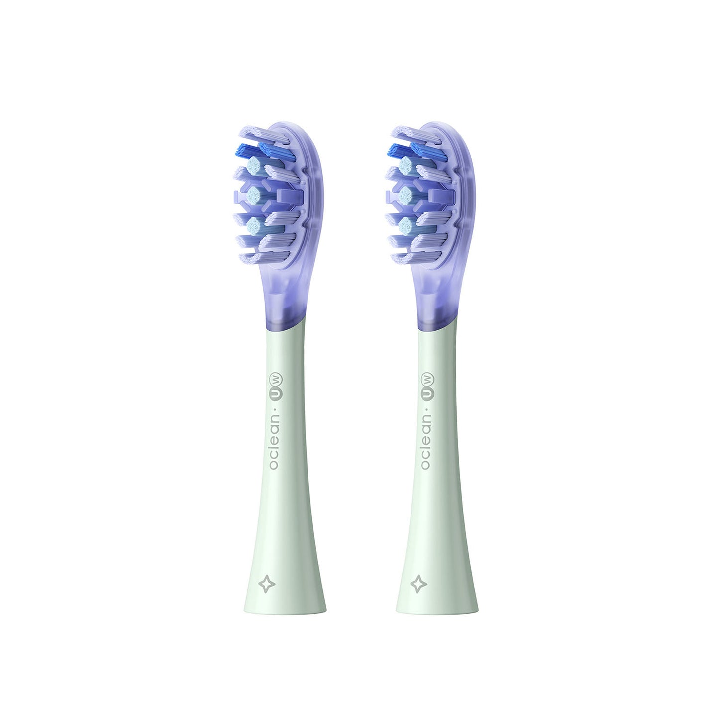 oclean-oclean-brush-head Ultra White 2 Pack Green