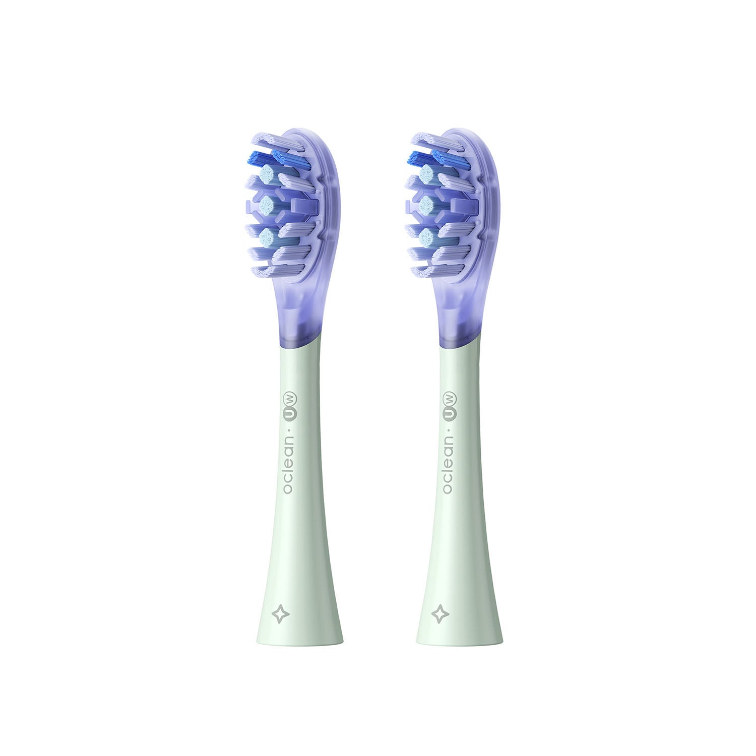oclean-oclean-brush-head Ultra White 2 Pack Green